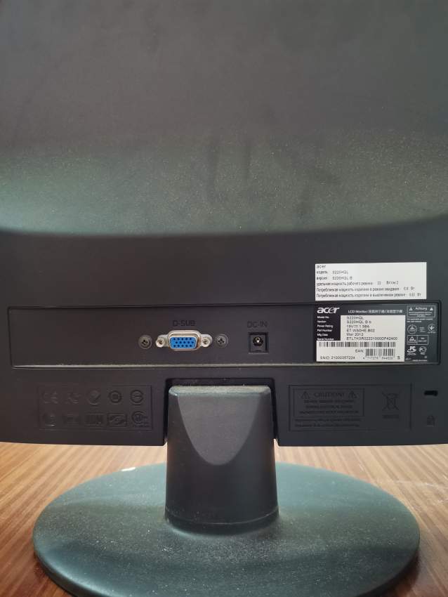 ACER LED MONITOR - 1 - LED Monitor  on Aster Vender