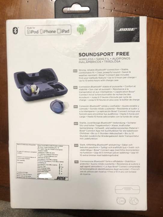 Bose Soundsport-free earbuds - 3 - All electronics products  on Aster Vender
