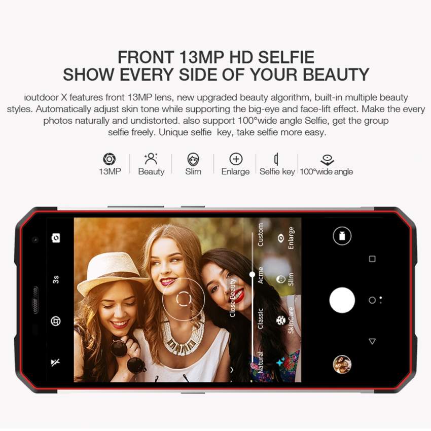 Ioutdoor X Rugged Phone, Dual 4G, 6GB+128GB ,waterproof,shockproof - 1 - Android Phones  on Aster Vender
