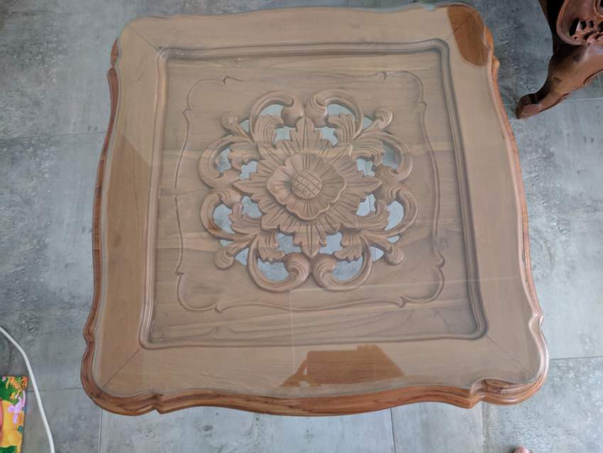 2 Side table en teck on Aster Vender