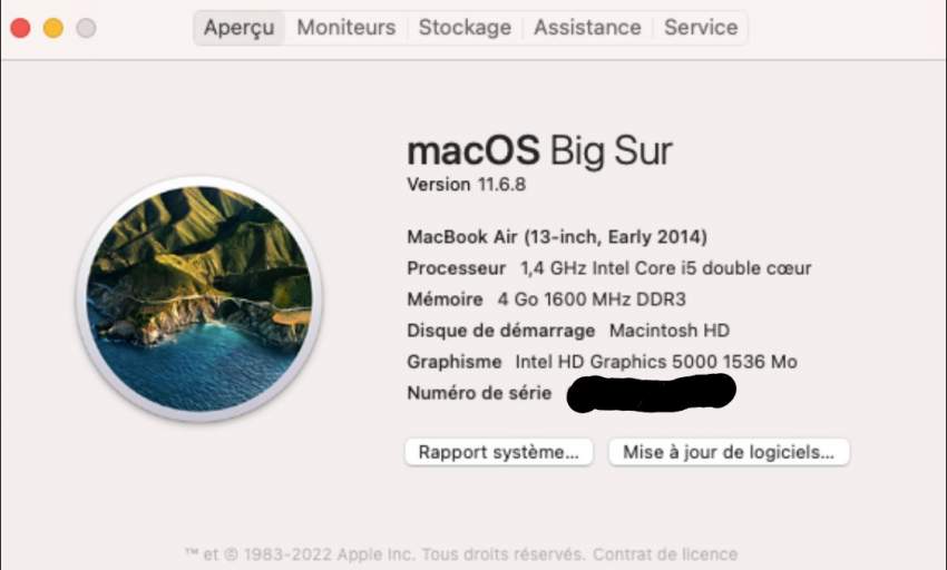 Macbook Air 2014 - 0 - Laptop  on Aster Vender