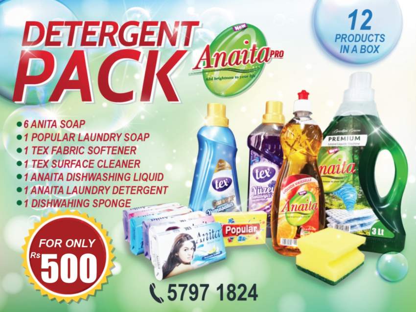Detergent pack   on Aster Vender