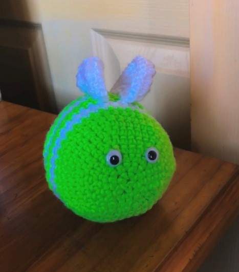 CROCHET BEE PLUSHIE [personalized - handmade] - 1 - Other Crafts  on Aster Vender