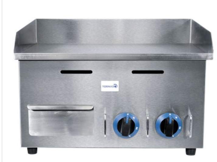 Gas griddle on Aster Vender