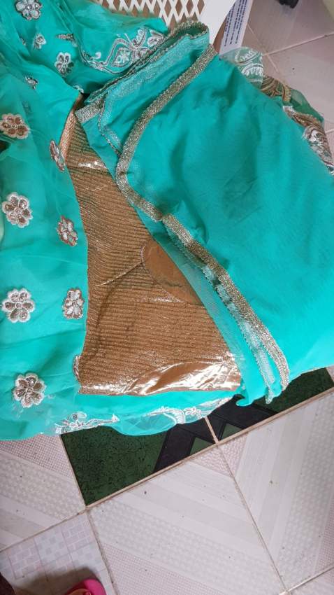 New semi-stitched Anarkali dress with stone - 4 - Dresses (Women)  on Aster Vender