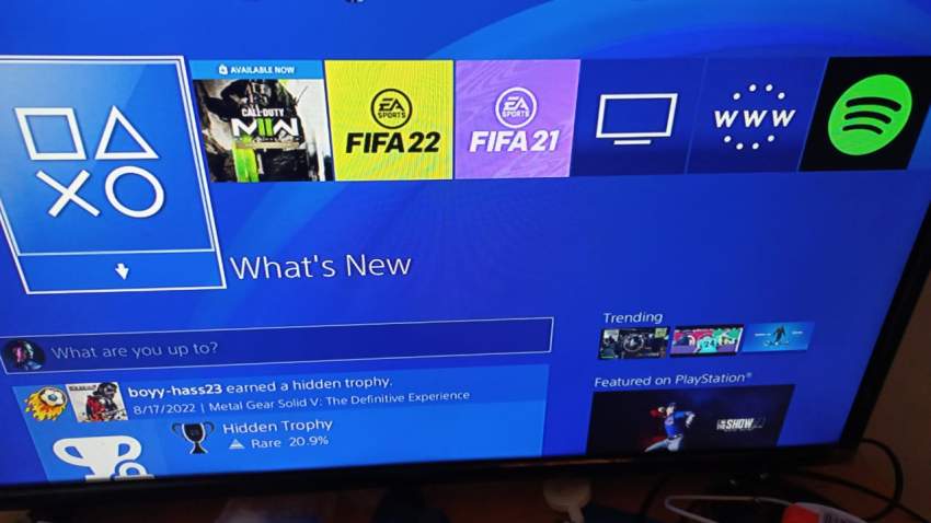 PLAYSTATION 4 Slim - 1TB with Wireless Controllers & FIFA 18, 19, 21 - 1 - All electronics products  on Aster Vender