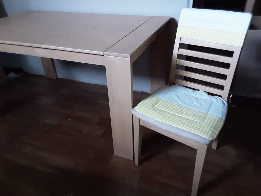 Kitchen table and chairs with best wood quality - 0 - Table & chair sets  on Aster Vender