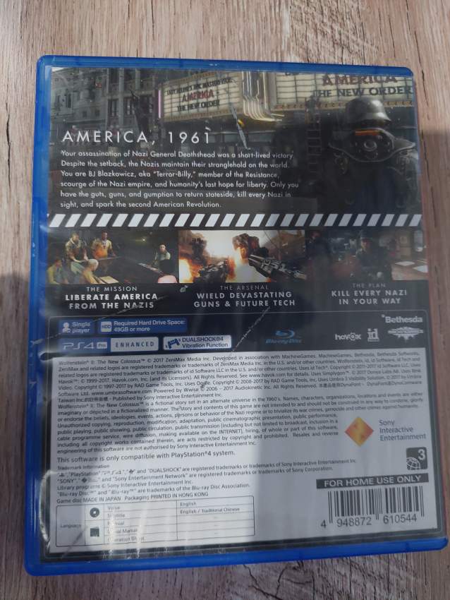 Wolfenstein 2 - 0 - PlayStation 4 Games  on Aster Vender