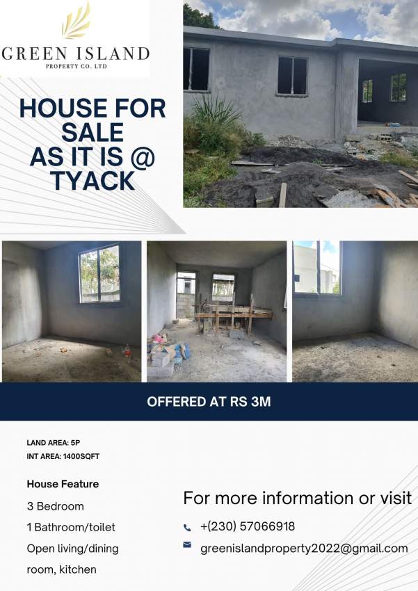 Newly built house for sale