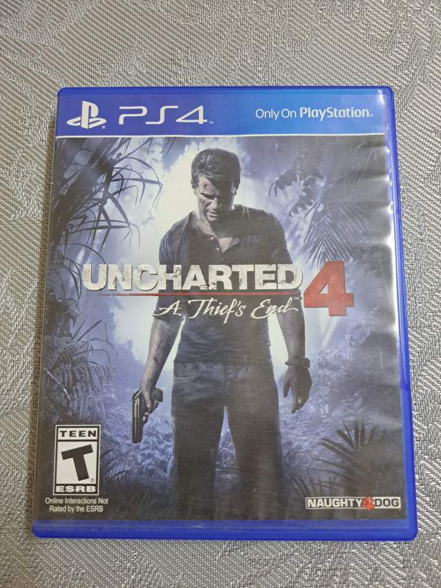 Uncharted 4: A Thief's End - 0 - PlayStation 4 Games  on Aster Vender