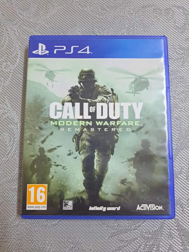 Call Of Duty: Modern Warfare Remastered - 0 - PlayStation 4 Games  on Aster Vender