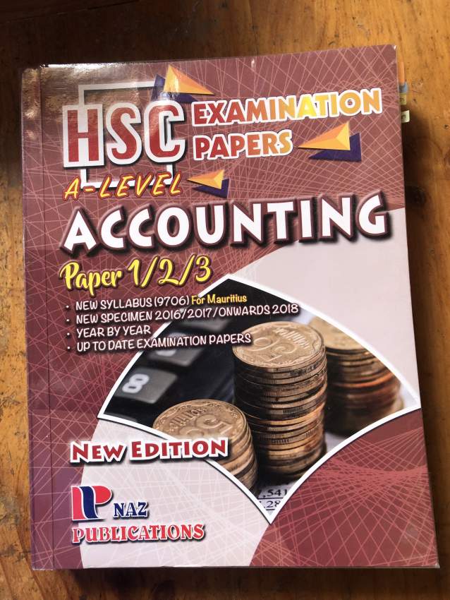 Accounting past papers A level Aster Vender Notebooks