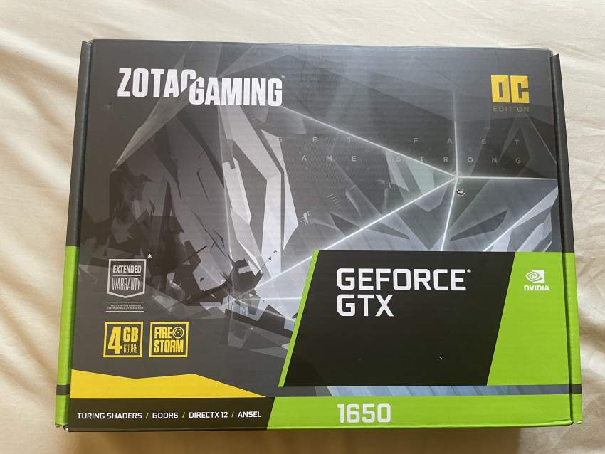ZOTAC GAMING GeForce GTX 1650 OC 4GB GDDR6 - 0 - Graphic Card (GPU)  on Aster Vender