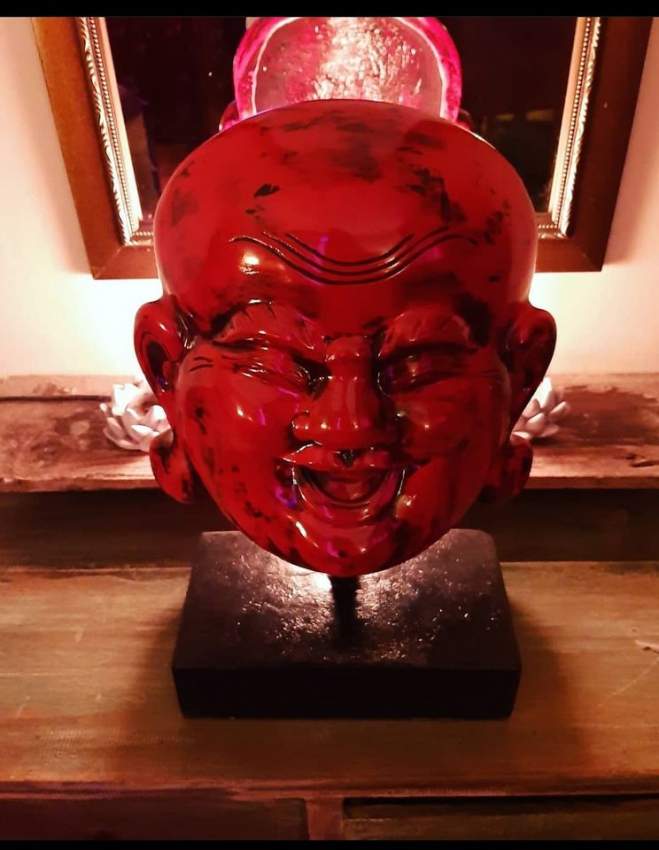 Smiling Buddha Mask - 0 - Sculptures  on Aster Vender