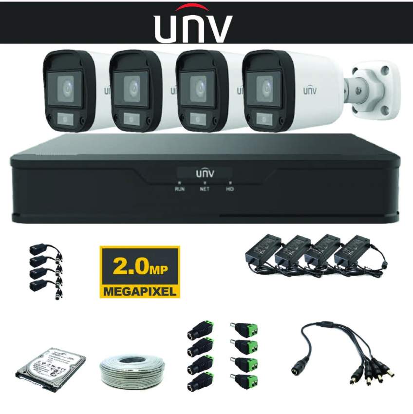 Kit vidéo surveillance complet Enregistreur 4 entrées 4 Cameras - 0 - CCTV Camera  on Aster Vender