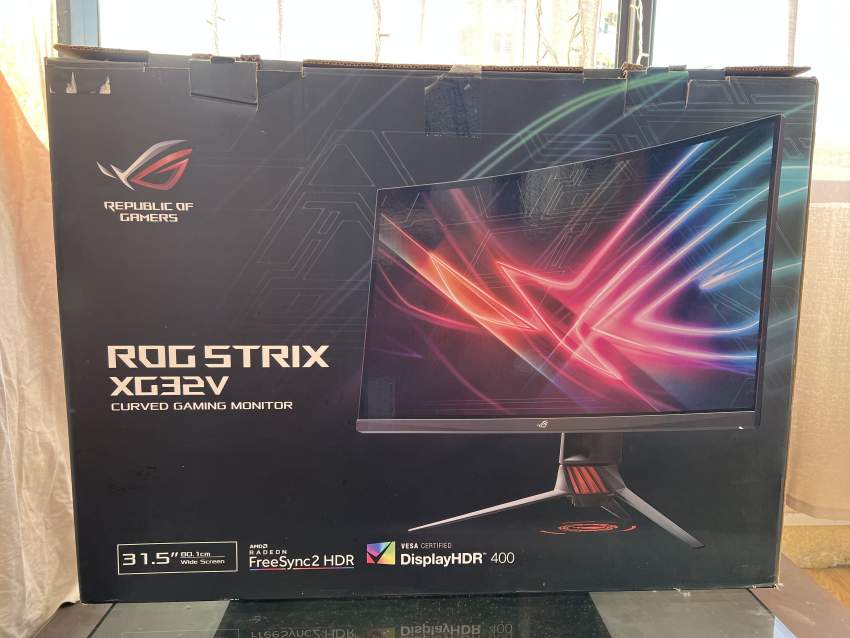 Moniteur Gaming incurvé / Curved Gaming Monitor Asus Rog Strix XG32V - 0 - LED Monitor  on Aster Vender