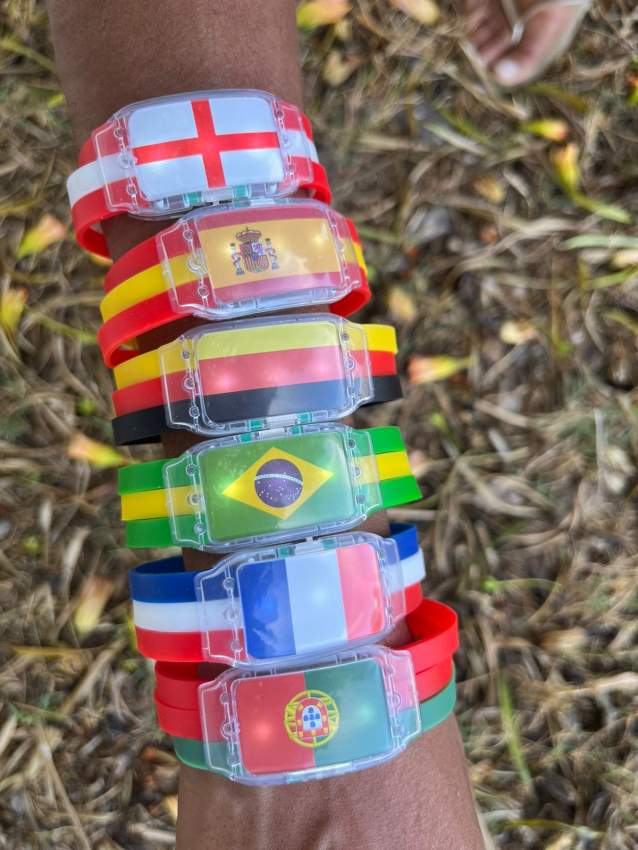WORLD CUP LED BRACELET - 1 - Supporter's accessories  on Aster Vender