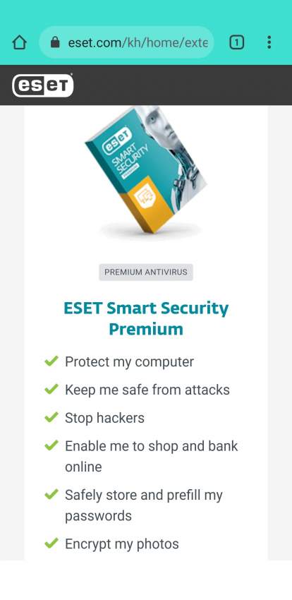 ESET SMART SECURITY PREMIUM LICENSE KEY - 12 - Software  on Aster Vender