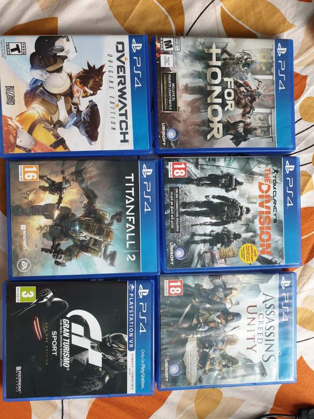 6 Ps4 games can be sold separately - 0 - PS4, PC, Xbox, PSP Games  on Aster Vender