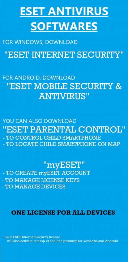 ESET INTERNET SECURITY LICENSE KEY (30 DAYS) - 0 - Software  on Aster Vender