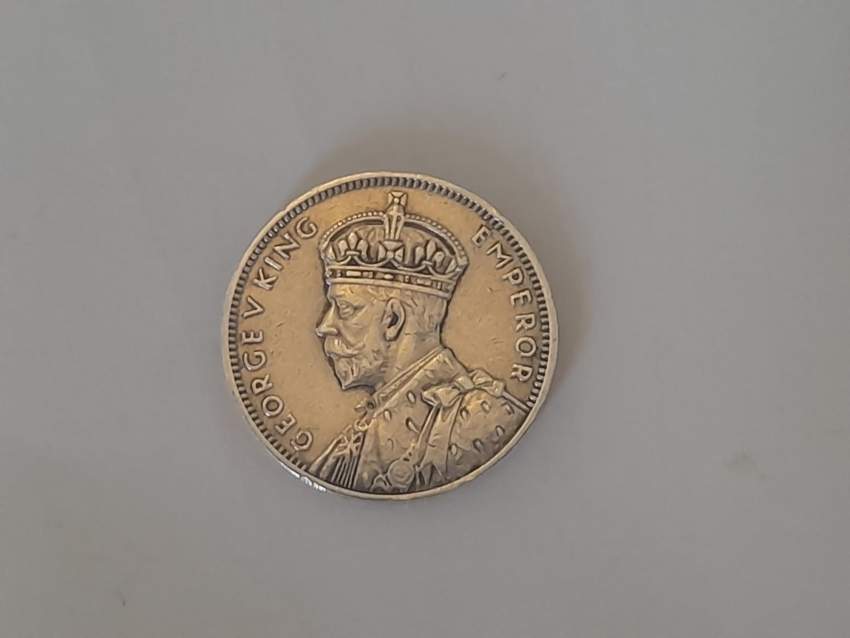 Mauritius silver coin -  King George V - Half rupee - year 1934  on Aster Vender