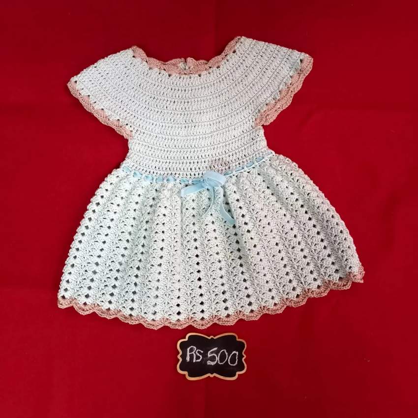 Crochet dress for girls - 2 - T shirts (Kids)  on Aster Vender