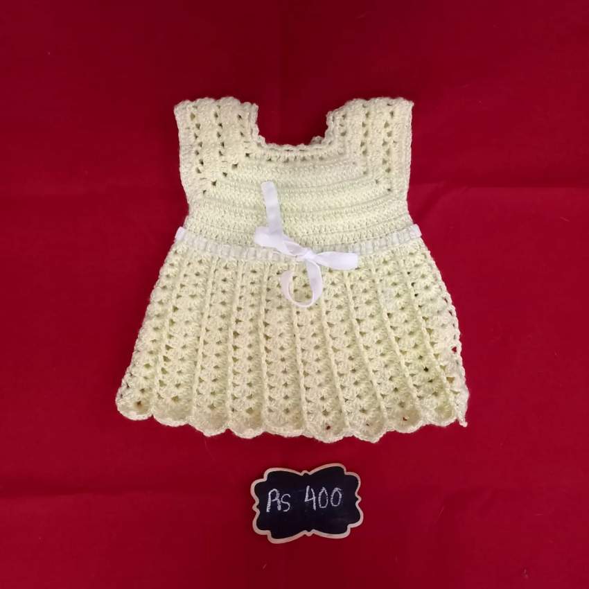 Crochet dress for girls - 0 - T shirts (Kids)  on Aster Vender