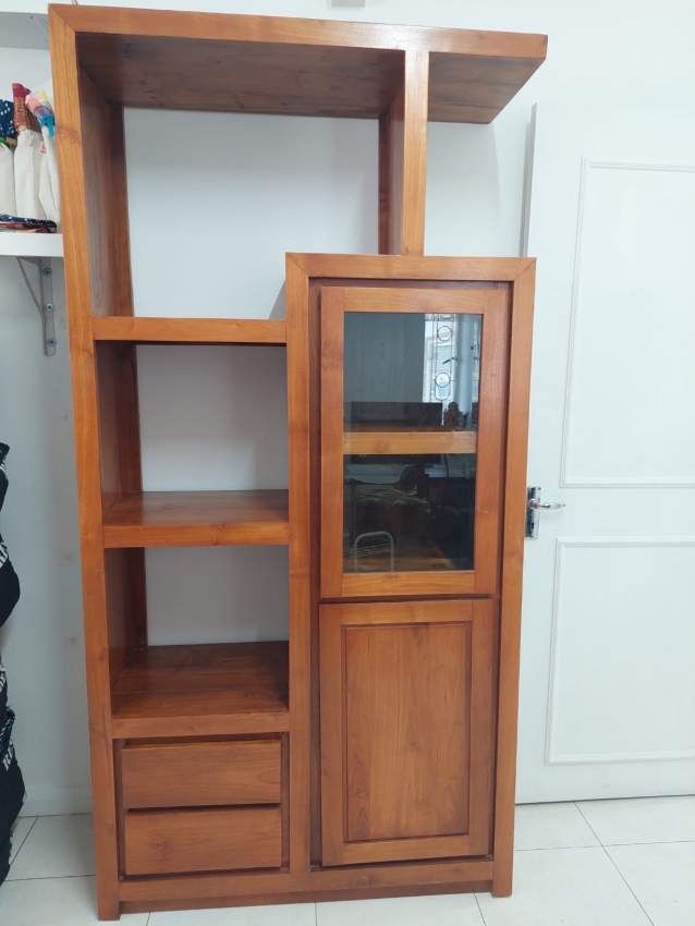 Teak bookshelf com Cupboard - 0 - House  on Aster Vender