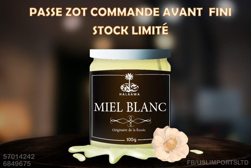 White Honey on Aster Vender