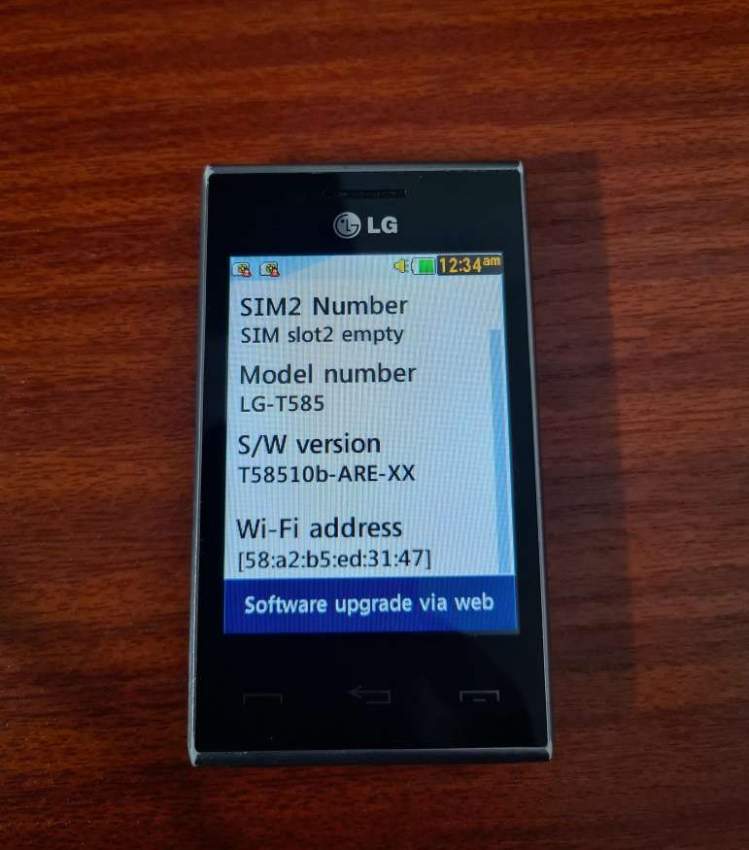 LG T585 (MOBILE ONLY) - 54904546 - 0 - LG Phones  on Aster Vender