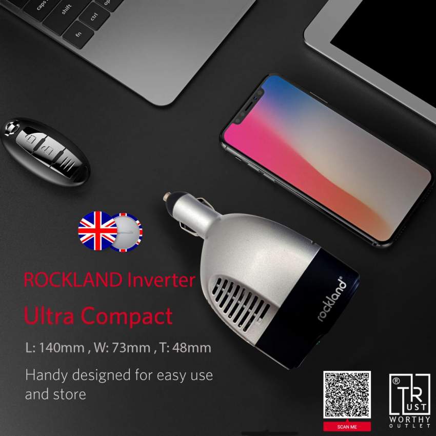 ROCKLAND 75W INVERTER WITH USB PORT - 2 - Spare Parts  on Aster Vender