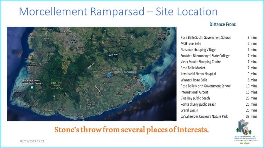 New Morcellement at Rose Belle! - 1 - Land  on Aster Vender