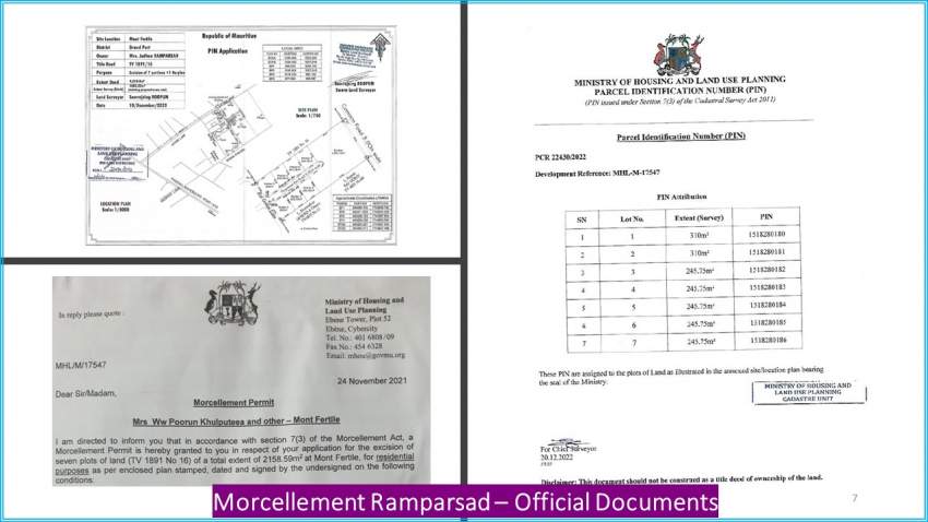 New Morcellement at Rose Belle! - 3 - Land  on Aster Vender