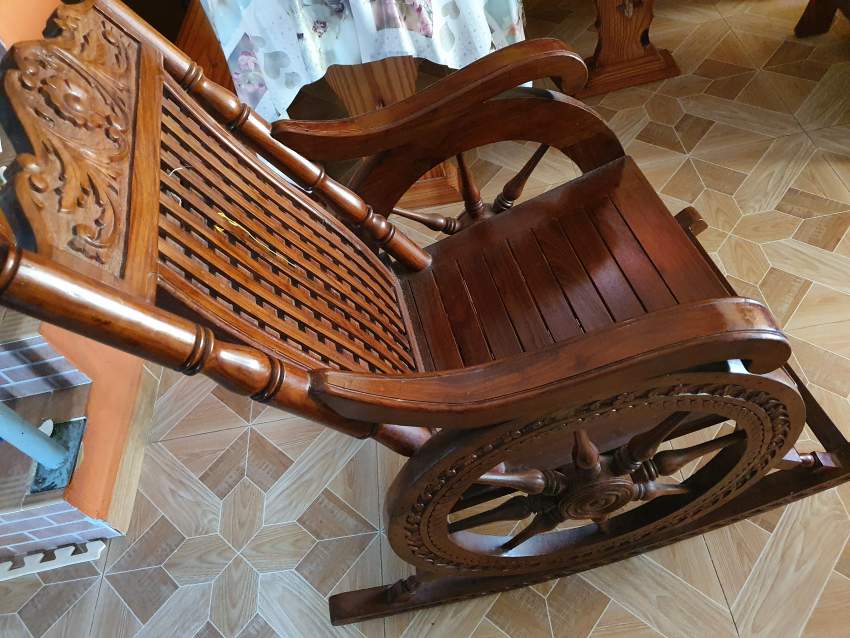 Wooden Rocking Chair - 1 - Chairs  on Aster Vender