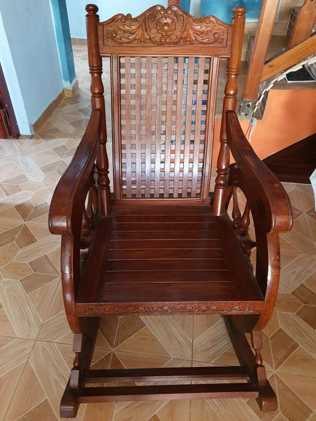 Wooden Rocking Chair - 0 - Chairs  on Aster Vender
