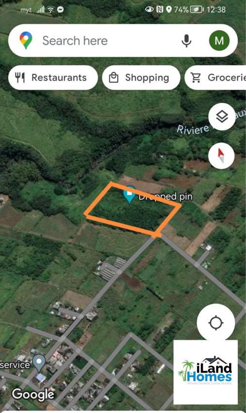 Agricultural land for sale at Rose Belle 1 Arpent 47 perches