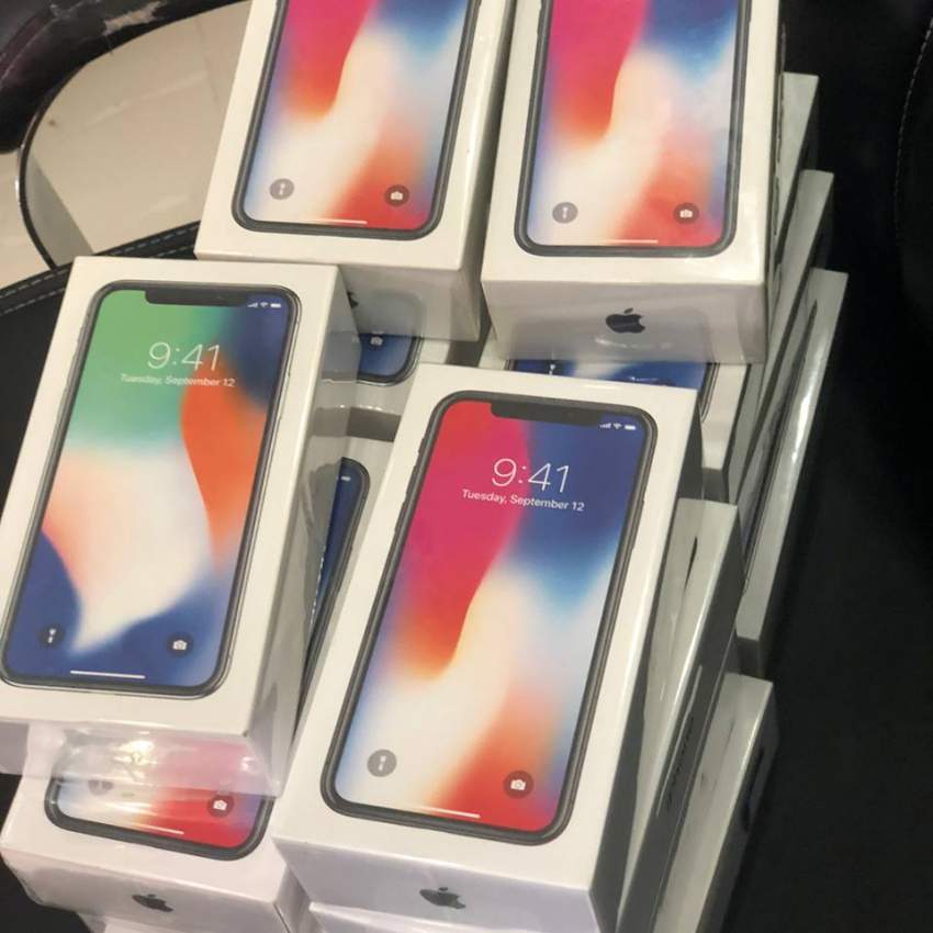 BRAND NEW APPLE IPHONE X 64GB , 256GB SILVER OR SPACE GREY. - 0 - iPhones  on Aster Vender