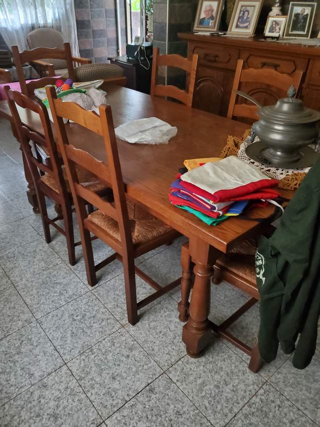 Table plus 6 chairs - 0 - Tables  on Aster Vender