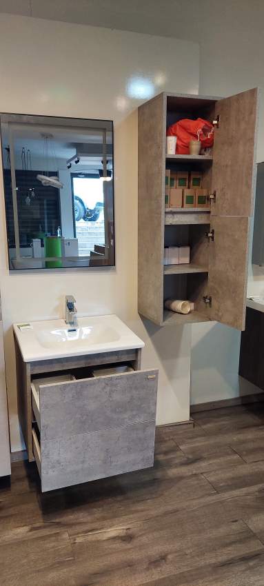 Barthroom Complete Set Basin 600mm - 1 - Bathroom  on Aster Vender