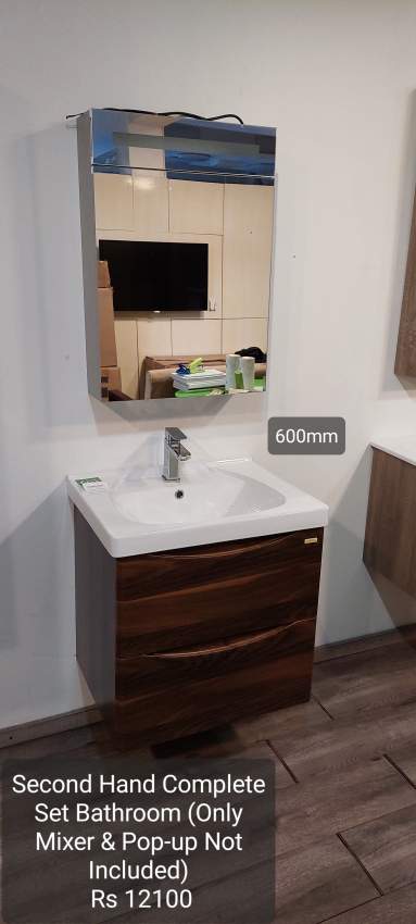 Barthroom Complete Set Basin 600mm - 0 - Bathroom  on Aster Vender