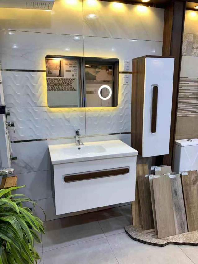 Barthroom Complete Set Basin 800mm - 6 - Bathroom  on Aster Vender