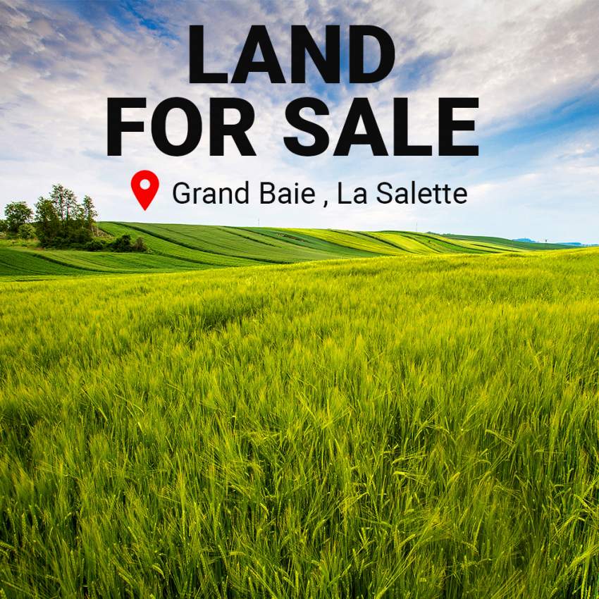 LAND FOR SALE AT GRAND BAIE, LA SALETTE