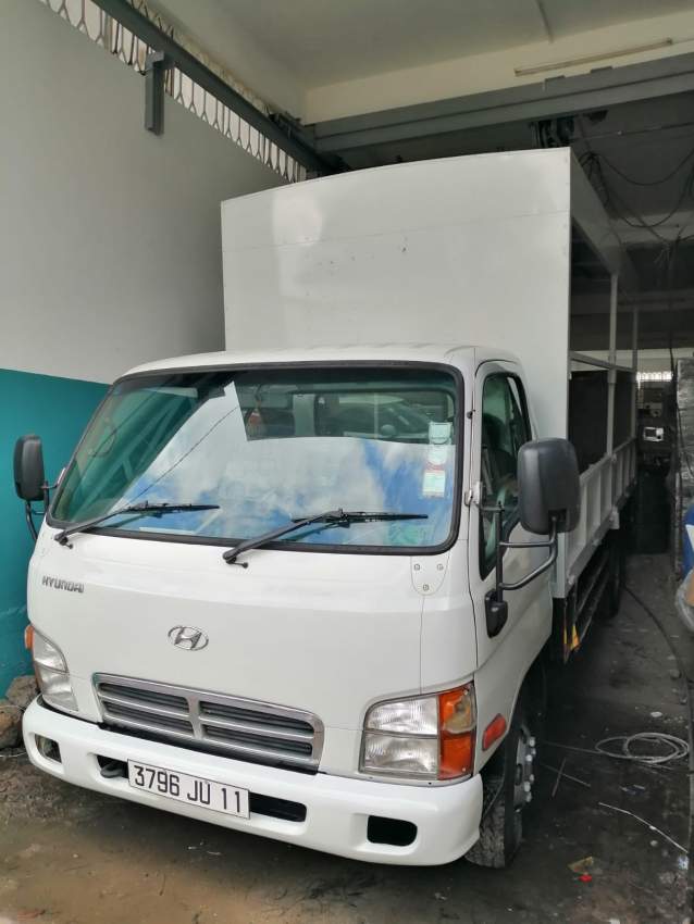 Hyundai White Goods Vehicle Truck with Tail Lift Facility on Aster Vender
