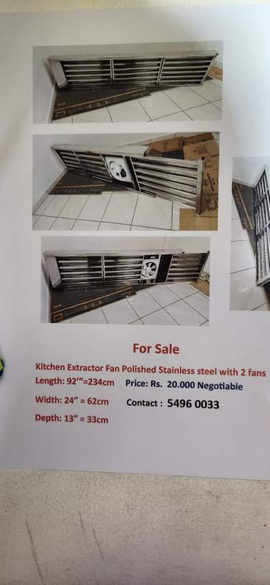 Kitchen Extractor Fan - 2 - Kitchen appliances  on Aster Vender