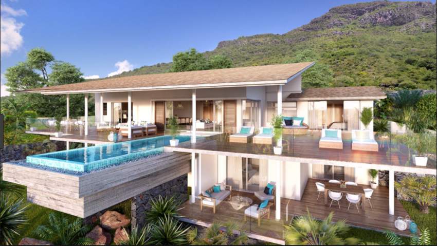 Rivière Noire villa RES avec vue imprenable on Aster Vender