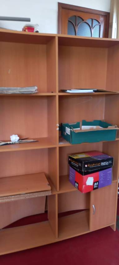 Meuble Armoire en bois et rangement étagère beige - 1 - Bedroom Furnitures  on Aster Vender