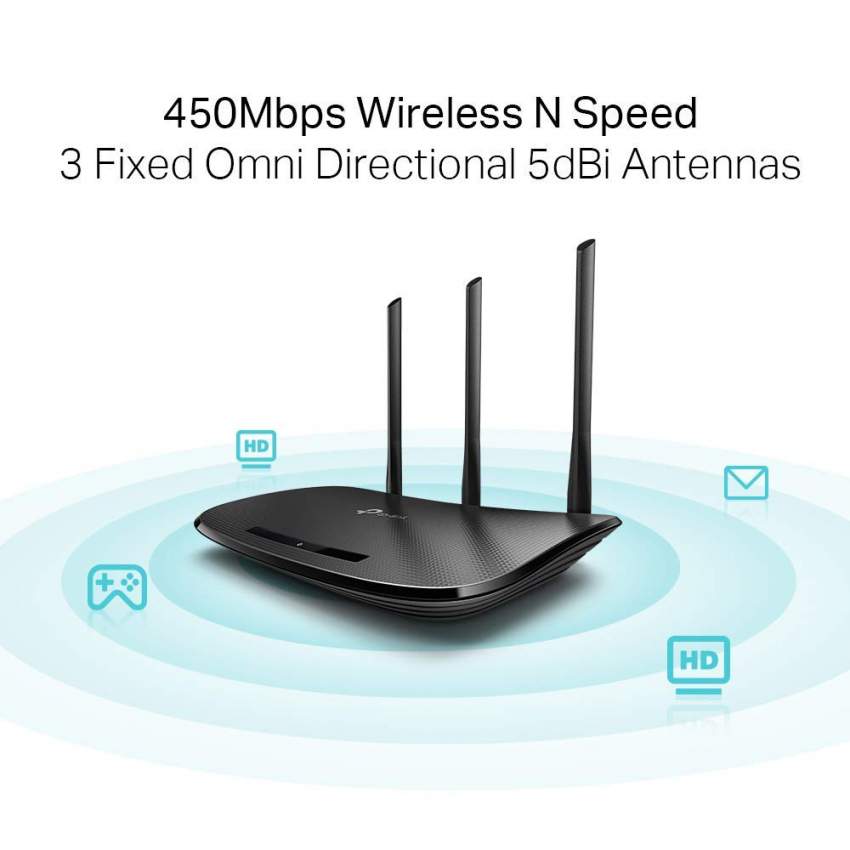 TP-Link TL-WR940N 3 External Antennas Wireless N300 Home Router - 1 - All electronics products  on Aster Vender