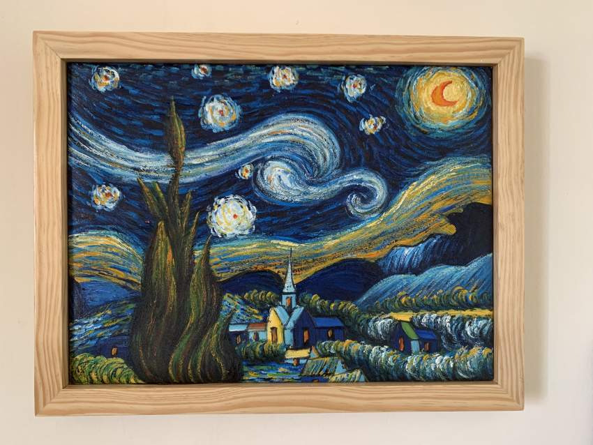 Starry Night, Van Gogh Painting - 0 - Paintings  on Aster Vender