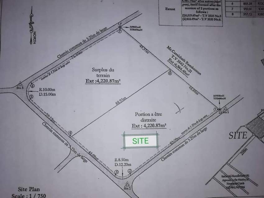 Residential plot for sale in Amitie, Riviere Du Rempart.  - 1 - Land  on Aster Vender