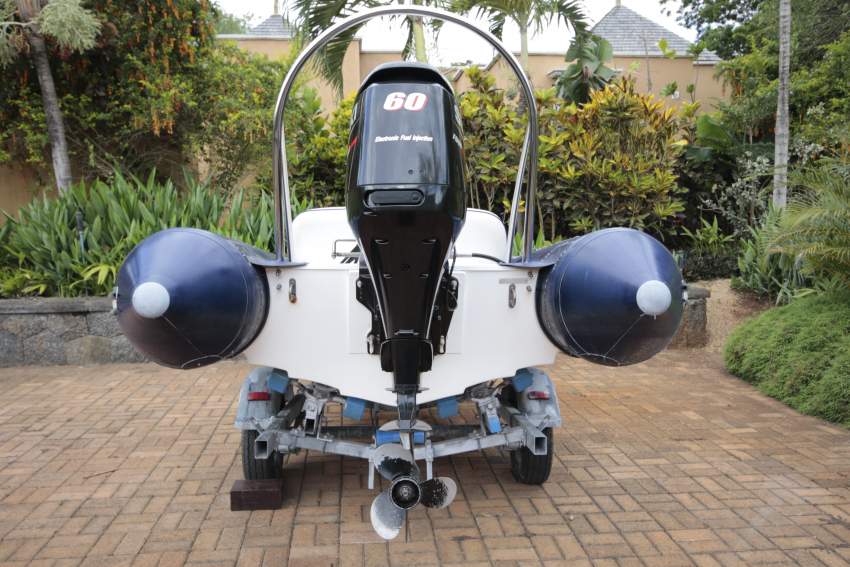 Avon 4.2m rigid inflatable with 60 HP Suzuki on professional trailer.  - 1 - Boats  on Aster Vender